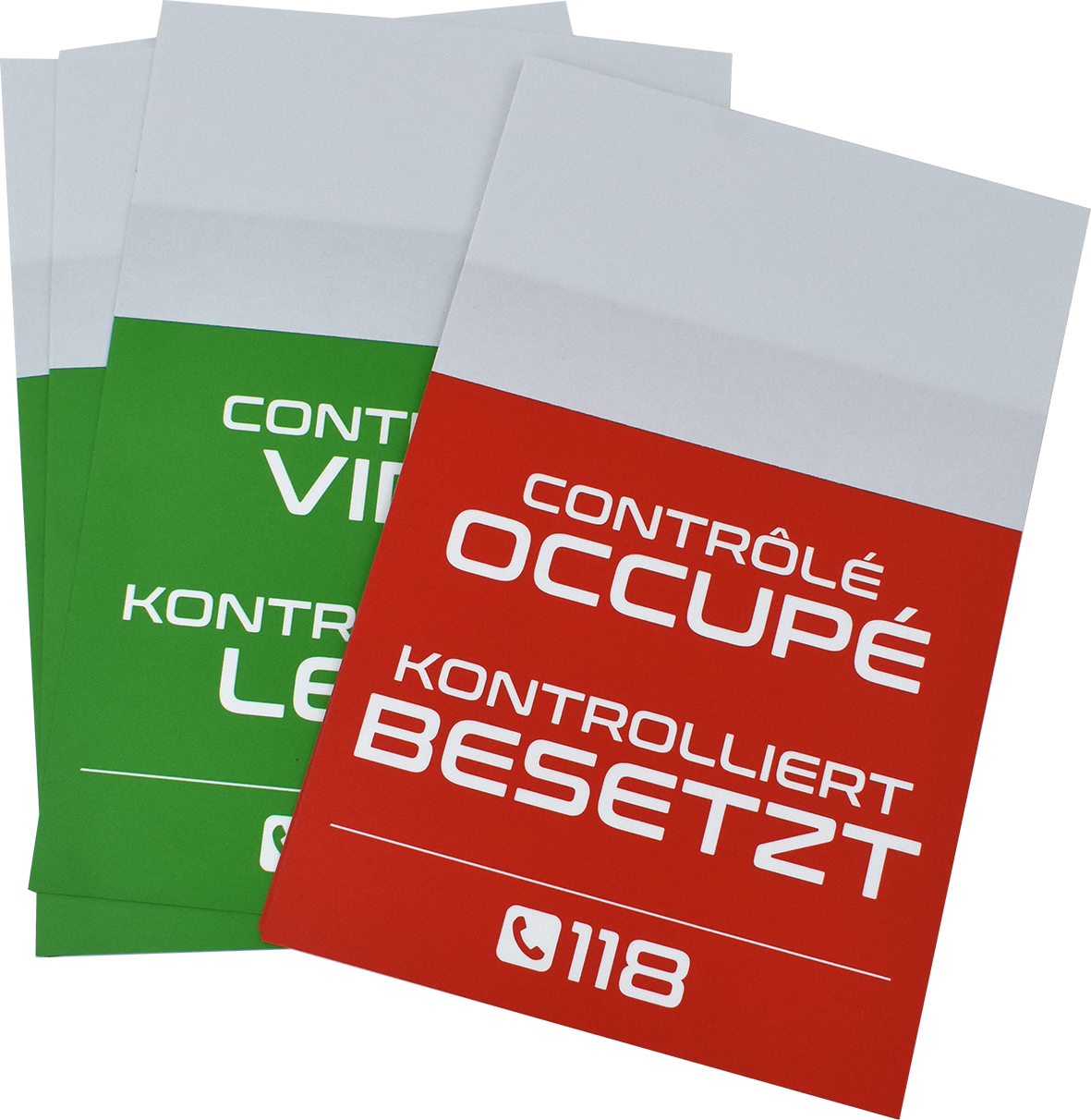 Set de 20 cartes de contrôle