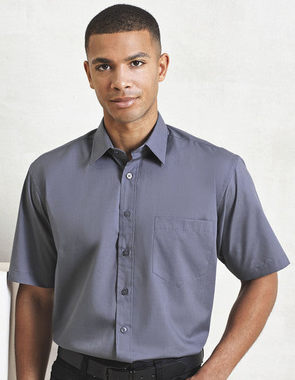 Chemise Manches courtes avec poche cœur - Modèle PW202/PW302