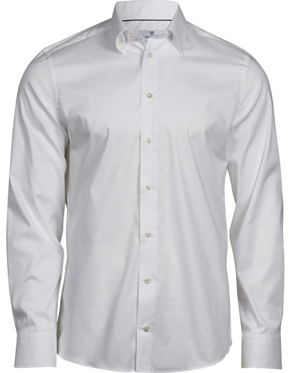 Chemise STRETCH Manches longues-Modèle Homme et Femme TJ4024/TJ4025