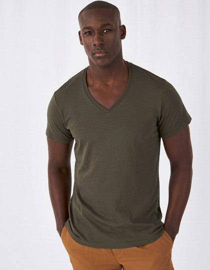 T-SHIRT COL V Modèle Homme et Femme BCTM044 / BCTW045