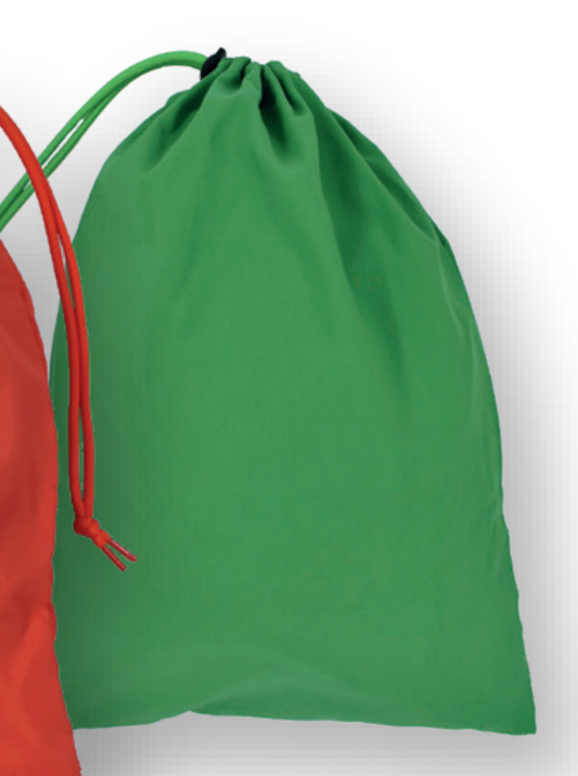 Sac à cordons – VERT (comprends 100 cordon)